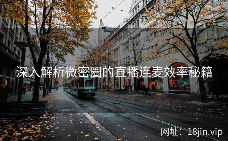 深入解析微密圈的直播连麦效率秘籍