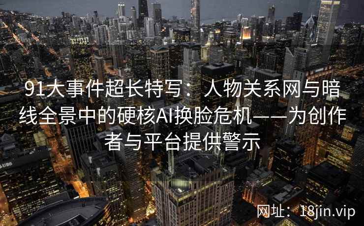 91大事件超长特写：人物关系网与暗线全景中的硬核AI换脸危机——为创作者与平台提供警示